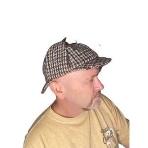 Westaway Sherlock Holmes Deerstalker Tweed Vintage Hat